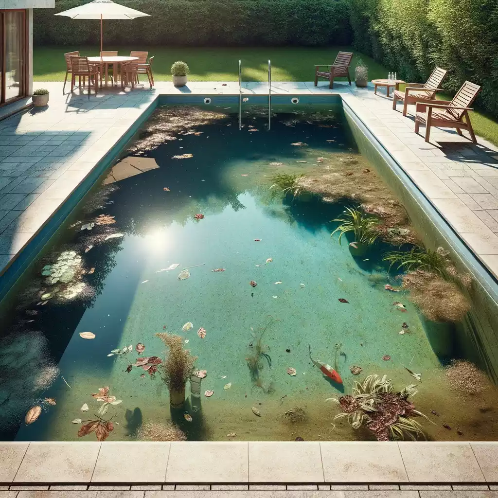Pictures of swimming pools without circulation system