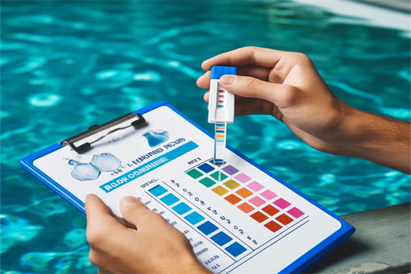 Testing the pH of water